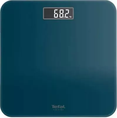 Peshore personale, Tefal, Premiss PP1806V0, kapacitet 160 kg, ekran LCD, xham i kalitur, blu e errët