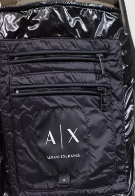 Jakne puffer për meshkuj Armani Exchange XM003474 AF23755, e zezë [Madhësia: M]