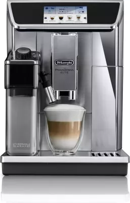 Aparat kafeje automatik DeLonghi PrimaDonna Elite ECAM 650.75.MS 1450W, argjend/zezë