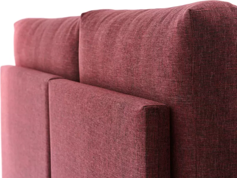 Kënd-sofë krevati Atelier del Sofa, Efsun, ngjyrë e kuqe e errët