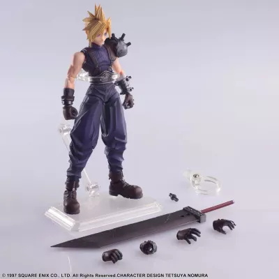 Figurinë aksion koleksionuese Square Enix Bring Arts Cloud Strife Final Fantasy VII Digital Plus Edition 15.2 cm