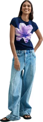 Maicë për femra Desigual TS_YOKOHAMA 26WWTK51, e kaltër [Madhësia: XS]