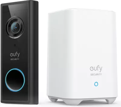 Video zile Anker Eufy S220 E82101W4, wireless, kamerë, IP65, zi/bardhë