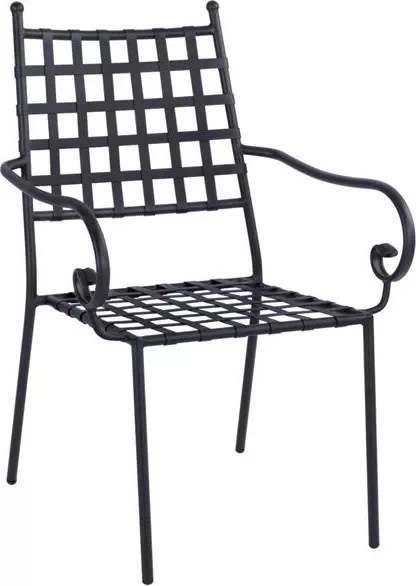 Karrige metalike FH5171.11 ngjyrë e zezë 57x60x92 cm