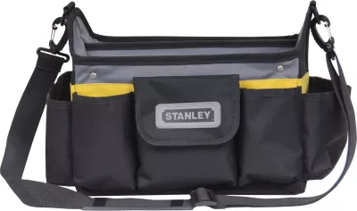 Çantë veglash Stanley STST1-70718 12" me hapje sipër, e zezë/verdhe