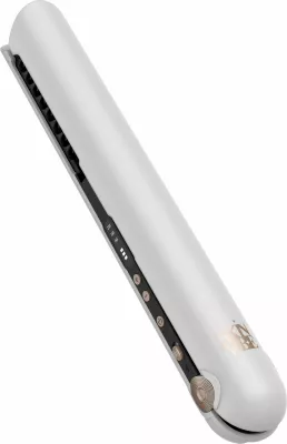 Drejtues flokësh SkinVibe Luna MiniWireless SV-003WH 22 W, pa kabllo, pllaka qeramike 20 mm, 3 temperatura 165-210°C, ekran LCD, fikje automatike, i bardhë