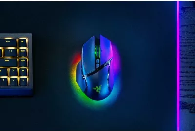 Maus gaming, Razer Basilisk V3 Pro RZ01-04620100-R3G1, wireless Bluetooth HyperSpeed, rrotë me free spin/tactile, RGB Chroma, i zi