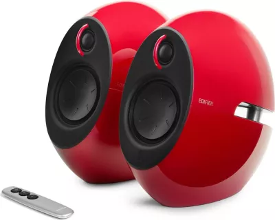 Sound system Edifier Luna HD 74W, Bluetooth & AUX, e kuqe