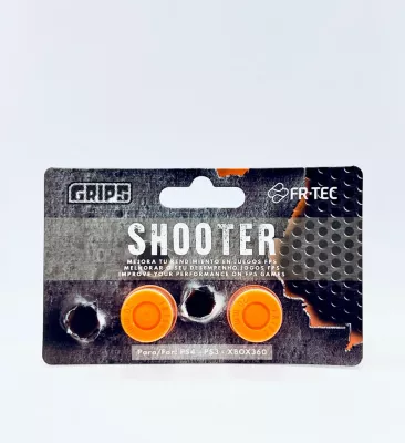 Set gripa për analog FR-TEC Grips-Shooter për PS4/PS3/Xbox 360, portokalli, 2 copë