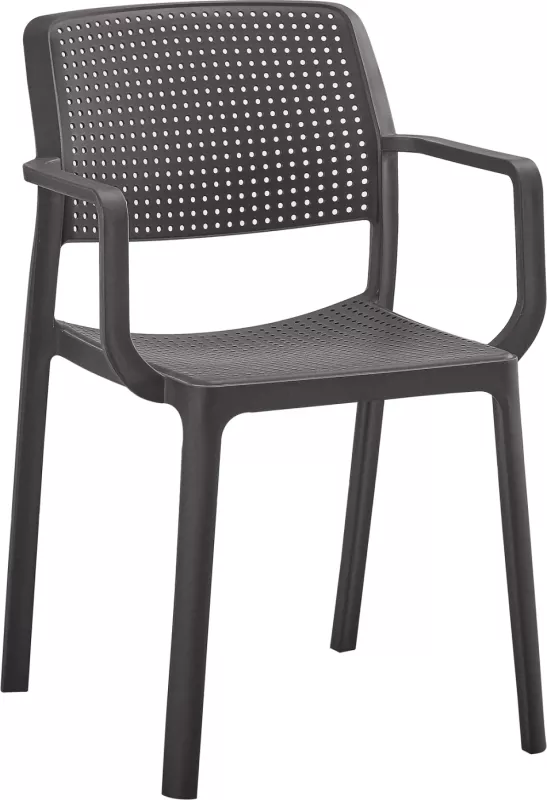 Karrige për jashtë COMFEE FH6102.09 polipropileni ngjyrë kafe 54x57x83Hcm
