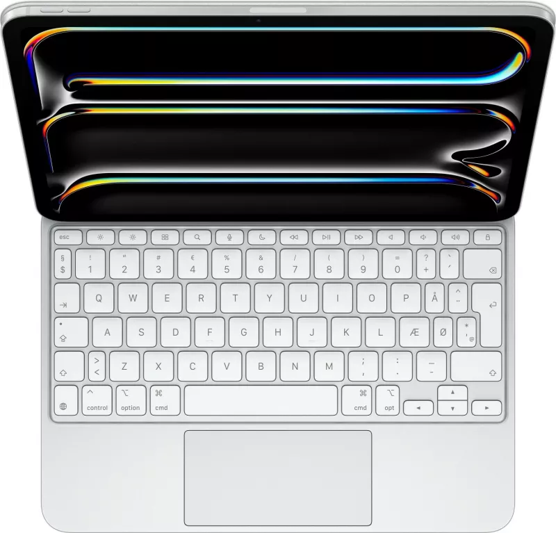 Tastierë Apple Magic për iPad Pro 11 (M4) daneze e bardhë