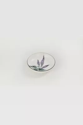 Set 6 copë tasë salce, qeramikë, Hermia Concept, të bardhë, jeshile, vjollcë, të zeza, ST489406F022AMD3600MAYD100