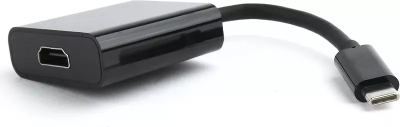 Konvertues USB-C në HDMI Gembird, i zi