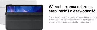 Këllëf flip Xiaomi Redmi Pad 2 (67401) 11\", me stand, auto wake/sleep, gri