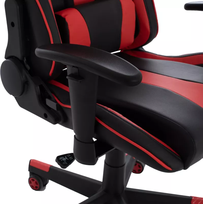Karrige gaming DOCKS FH1162.01, e zezë/e kuqe
