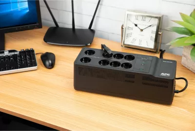 UPS APC Back-UPS BE850G2-GR, 850VA, 2 USB, 8 prizë, e zezë