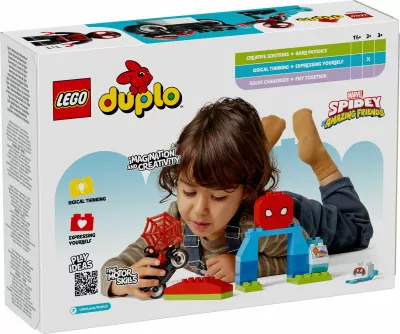 Set ndërtimi LEGO DUPLO Marvel 10424 Spin's Motorcycle Adventure, shumëngjyrësh