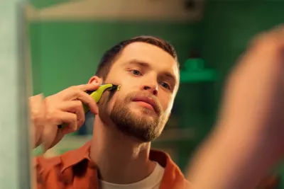 Koka rezervë për makinën rroje Philips OneBlade 360 QP624/50, 2 copa, limon