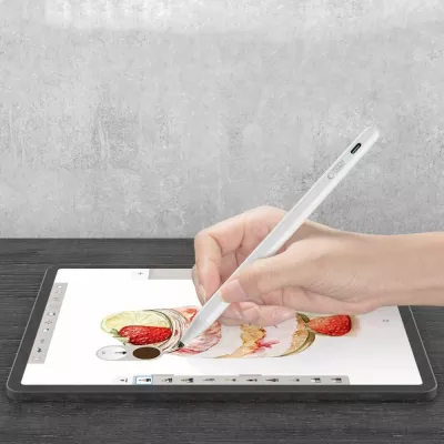 Stilolaps digjital Tech-Protect për iPad, me magnet, LED, i bardhë
