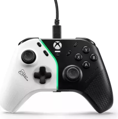 Kontroller lojrash Thrustmaster H.E.A.R.T. Controller, Hall Effect anti-drift, mekanik, me kabllo, Xbox Series X|S/Xbox One/Windows 10/11, bardhë/zi