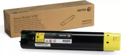 Toner XEROX 106R01525 High Capacity për Phaser 6700 12,000 faqe, e verdhë