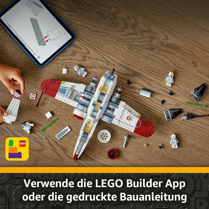 Set ndërtimi LEGO Star Wars ARC-170 Starfighter, shumëngjyrësh