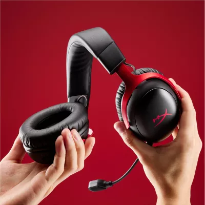 Kufje HyperX Cloud III S Wireless Gaming Headset, Bluetooth 5.3, 120h, të zeza