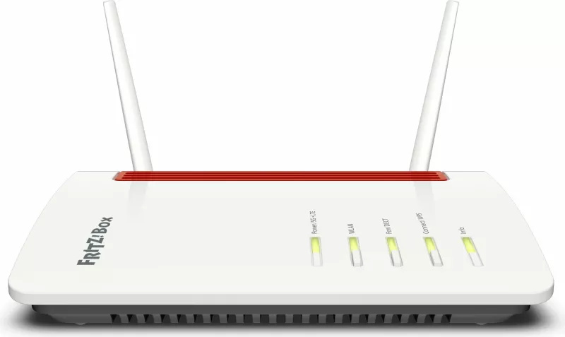 Router tavoline AVM FRITZ!Box 6850 5G, Wi-Fi 5 (802.11ac), Dual-band (2.4 GHz / 5 GHz), Ethernet LAN, 3G, i zi, i kuq, i bardhë