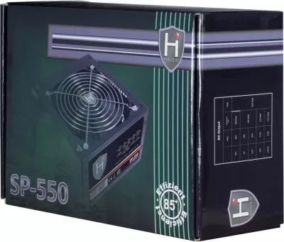 Furnizues energjie Inter-Tech HIPOWER SP-550, 550W, ATX 2.4, 85%, i zi