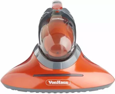 Aspirator dore UV VONHAUS 3007641 550W depo 1.2L filtrimi HEPA, portokalli/gri, set me vegël 2-në-1 + adapter UK/EU