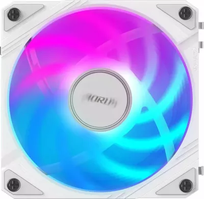 Ventilator kasë PC Gigabyte AORUS EZ Chain Fan 120 Ice GP-ECFAN1201 ICE, 120mm ARGB PWM 4-pin, 2000rpm, i bardhë, 1 copë