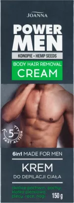 Krem për depilim trupor për meshkuj Joanna Power Men 150g