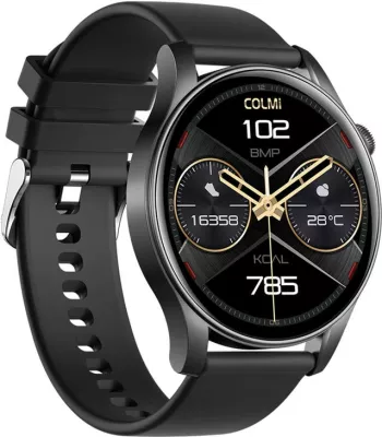 Smartwatch Colmi V73, 1.43" AMOLED, për iOS/Android, i zi