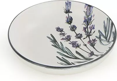 Set 6 copë tasë salce, qeramikë, Hermia Concept, të bardhë, jeshile, vjollcë, të zeza, ST489406F022AMD3600MAYD100