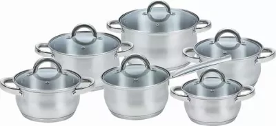 Set enësh gatimi Maestro MR-2120-12, 12 pjesë, çelik inox
