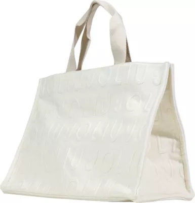 Çantë tote për femra Liu Jo L Tote Logo Bubble 2A6026 T0300, fildishi