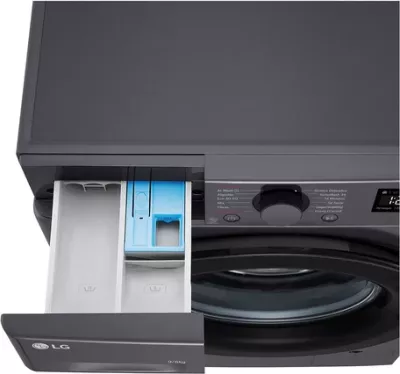 Lavatriçe me tharëse LG F4DR509SBM 6 kg 1360 RPM e zezë