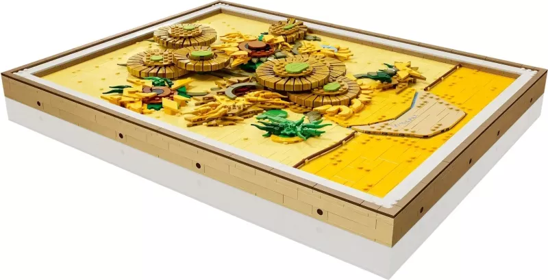 Set LEGO ART Vincent van Gogh Sunflowers 31215, për të rritur