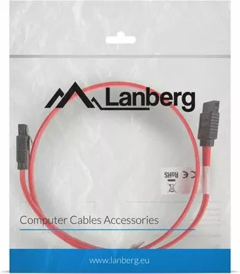 Kabllo SATA Lanberg CA-SASA-14CU-0050-R 0.5 m, e kuqe