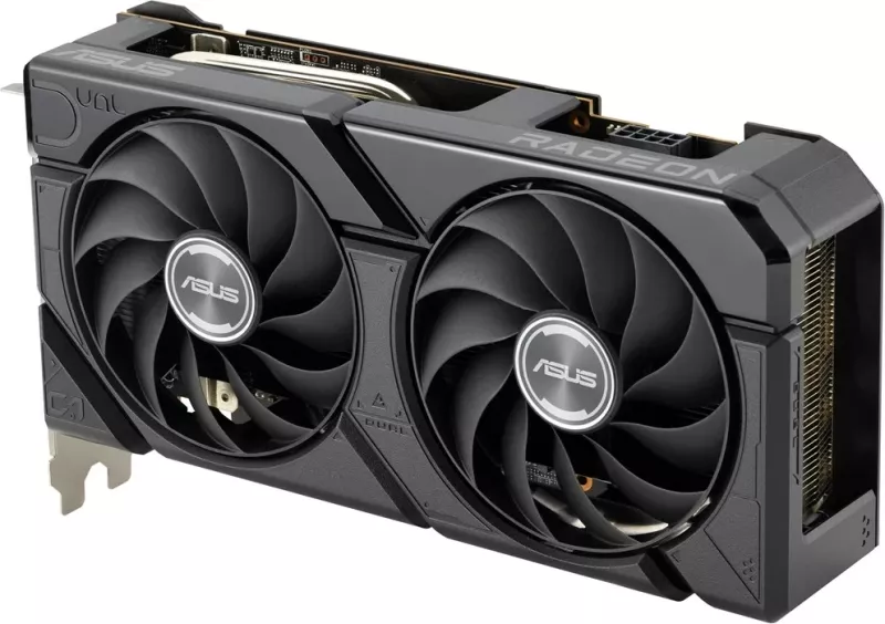 Kartelë grafike ASUS Dual RX7600-O8G-EVO, 8 GB GDDR6, E zezë