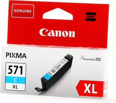 Kartush bojë, Canon, CLI-571CXL / 0332C001, XL 11 ml 680 faqe, cyan