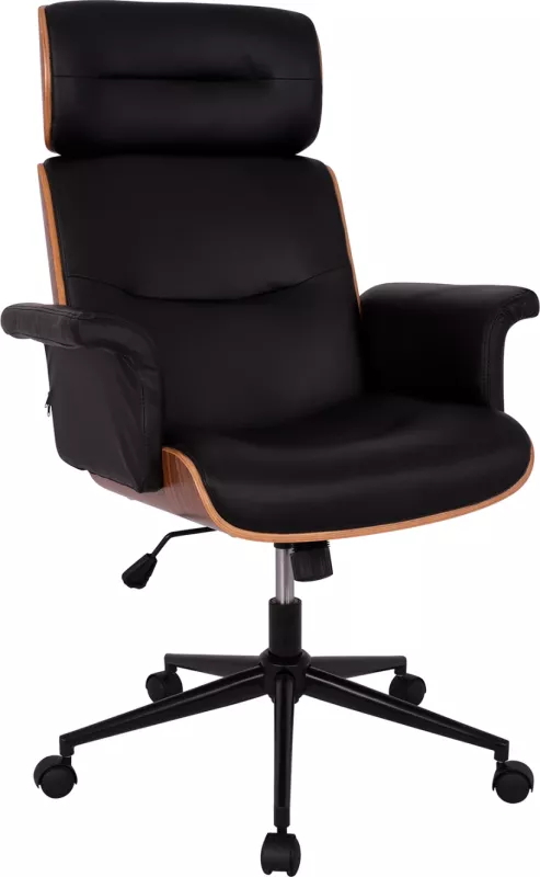 Karrige për zyre menaxheri Superior Pro FH1108.01 ngjyrë arre-e zezë 74x74x116 cm