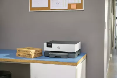 Printer ngjyrash HP OfficeJet Pro 9110b wireless, printim dyanshëm, Gri