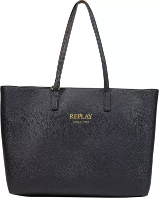 Çantë tote Replay FW01CA.000.A7243Y për femra, e zezë