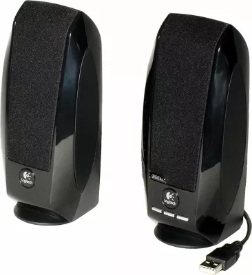 Altoparlantë Logitech S150 stereo USB 1.2 W, set 2 copë, të zeza