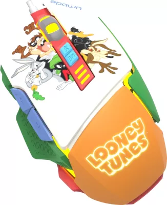 Maus gaming Spawn Looney Tunes RGB, 12800 DPI, 7 butona, USB-A me kabllo të gërshetuar