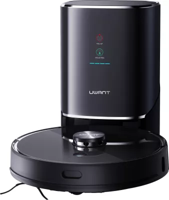 Robot pastrues UWANT U100 me mop, stacion mbushje/pastrimi, i zi