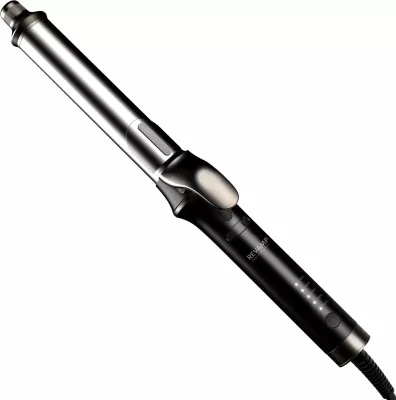 Hekur për kaçurrela Revamp Auto Revolve Soft Curler CL-3000 32mm, cilindër 15cm, jonizim, rrotullim automatik, me dorezë termike, e zezë/argjend