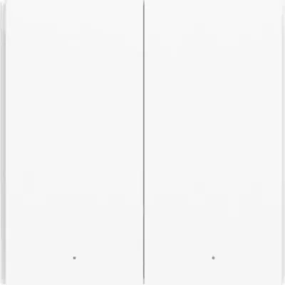Switch me telekomandë wireless Aqara H1 WRS-R02/AR009GLW02, Zigbee 3.0, Double Rocker, bardhë