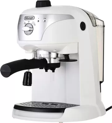 Aparat kafeje DeLonghi EC221.W pompë espresso 15 bar, 1L, 1100W, i bardhë